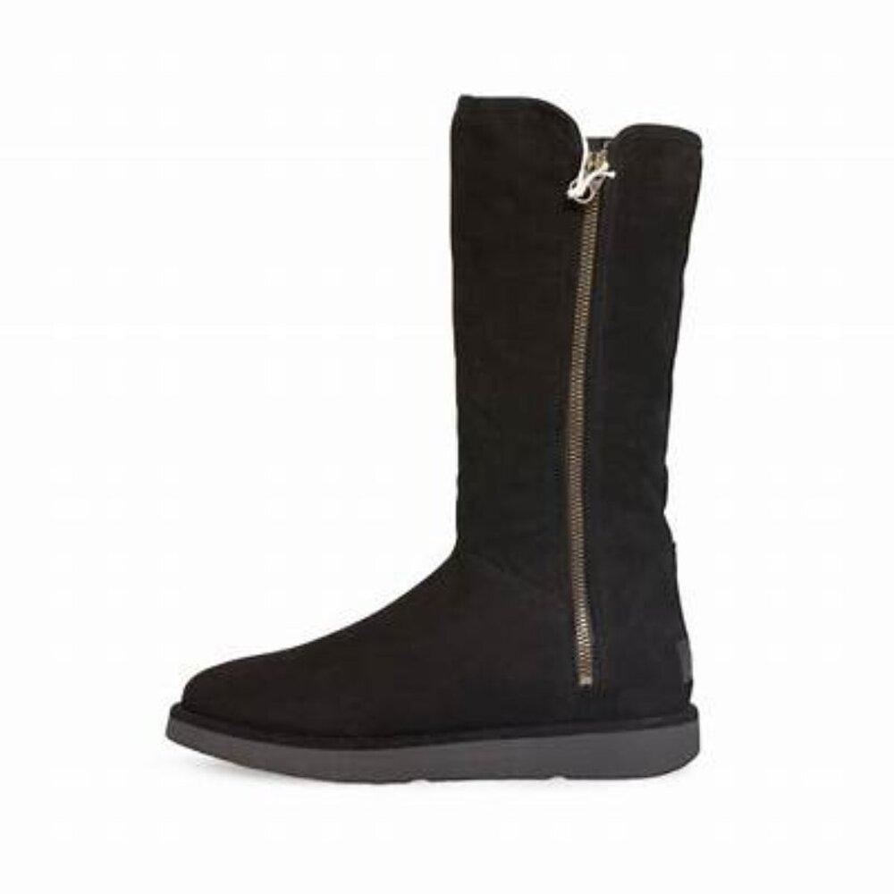 UGG Abree II Black Classic Tall Boots Suede Women's Size 9